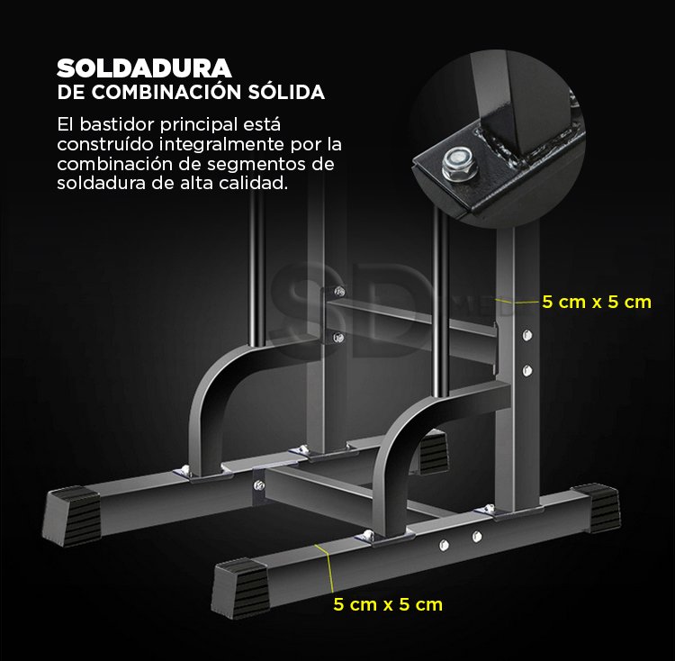 Máquina Pro Multifuncional Dominadas Barra Gym 30 en 1 – SD MED