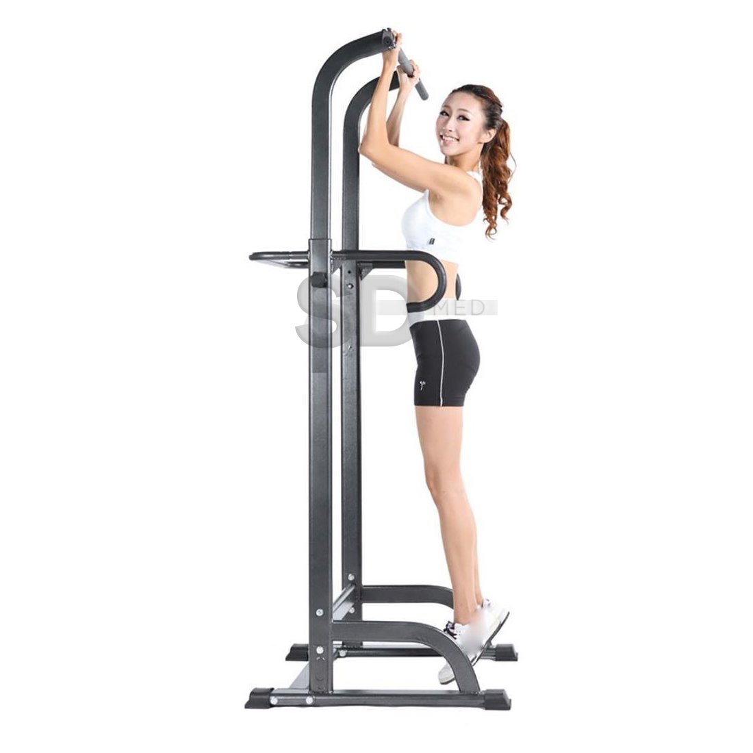 Maquina Pro Multifuncional Para Dominadas Barra Gym 15 En 1 Sd Med 4056