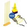 Pack Multi agilidad – Escalera + 10 Conos orificios + 5 Sticks + 5 Bases
