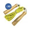 Cuerda de salto Eco madera Pack x30