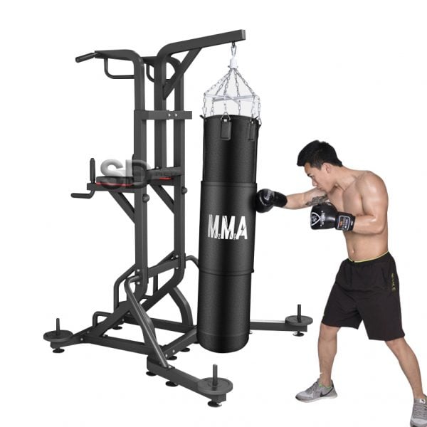 Maquina PRO Multifuncional de Dominadas - Barra Gym 20 En 1 - SD MED