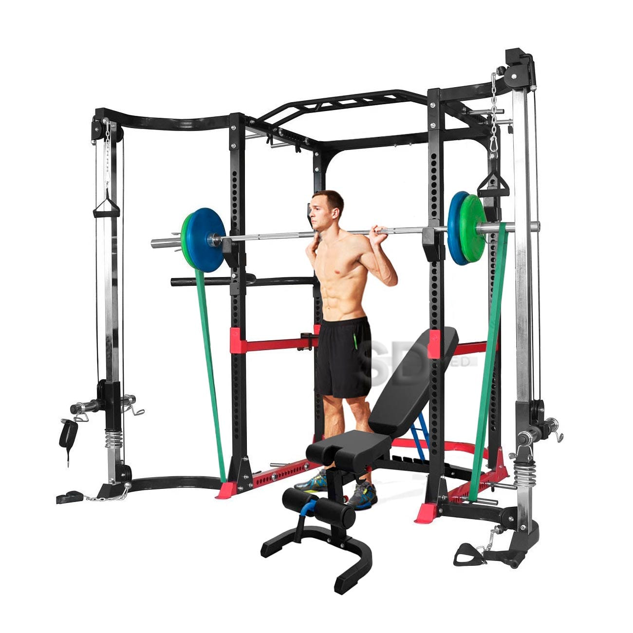 Ethos Power Rack 1.0 Perfil 75 x 75 SM3210 – SD MED