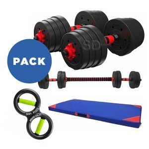 Maletín set neopreno mancuernas 12 kg - SD MED