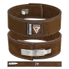 Cinturon de Levantamiento RDX – Cuero 10 mm Espesor Live Buckle TPL USPA Approved Cafe – WBL-4LB 1