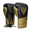 Guantes de Boxeo RDX Mark Pro Training TRI LIRA 1 Golden 1