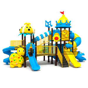 Juego Modular Fantasía Plaza 5 Resbalines Túneles JY-H1001 - Imagen 6