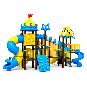Juego Modular Fantasía Plaza 5 Resbalines Túneles JY-H1001 - Imagen 8