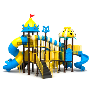 Juego Modular Fantasía Plaza 5 Resbalines Túneles JY-H1001 - Imagen 7