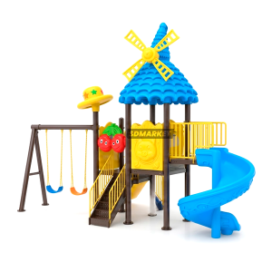 Juego Modular Columpios Tobogán Z Resbalín Triple JY-R1008 - Imagen 4