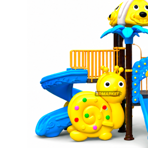 Juego Modular Fantasía Plaza 5 Resbalines Túneles JY-H1001 - Imagen 3
