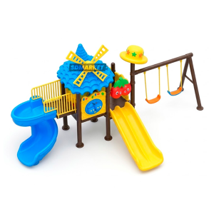 Juego Modular Columpios Tobogán Z Resbalín Triple JY-R1008 - Imagen 6