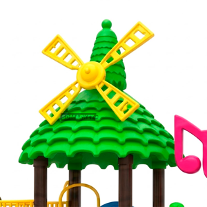 Juego Modular Fantasía Plaza 3 Toboganes Adornos JY-R1005 - Imagen 5