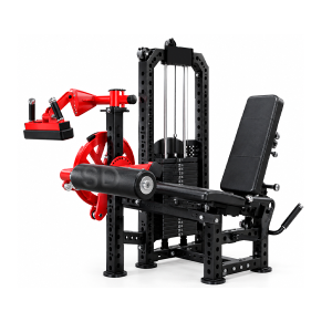 Maquina de Piernas 3 Funciones Doble Extensión Sentado + Acostado - SYT - K1 - K101X